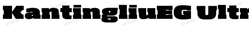 KantingliuEG Ultra字体转换